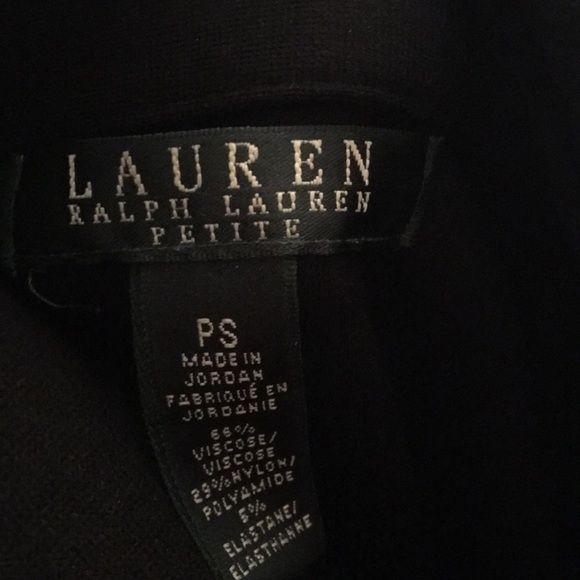 Ralph Lauren women’s black long sleeve painter dress midi size SP - Picture 9 of 9